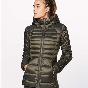 NWT Lululemon Down For It Jacket Brave Olive 6